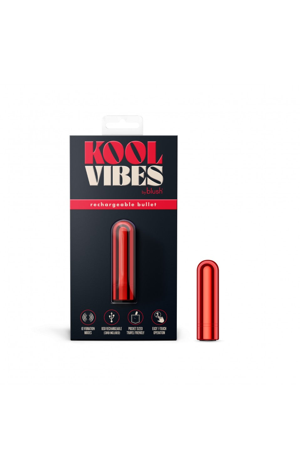 BALA RECARGABLE CEREZA - KOOL VIBES