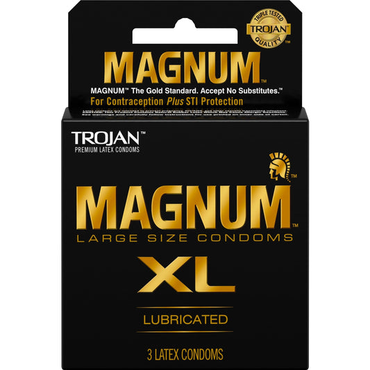 CONDONES TROJAN MAGNUM XL 3 PACK